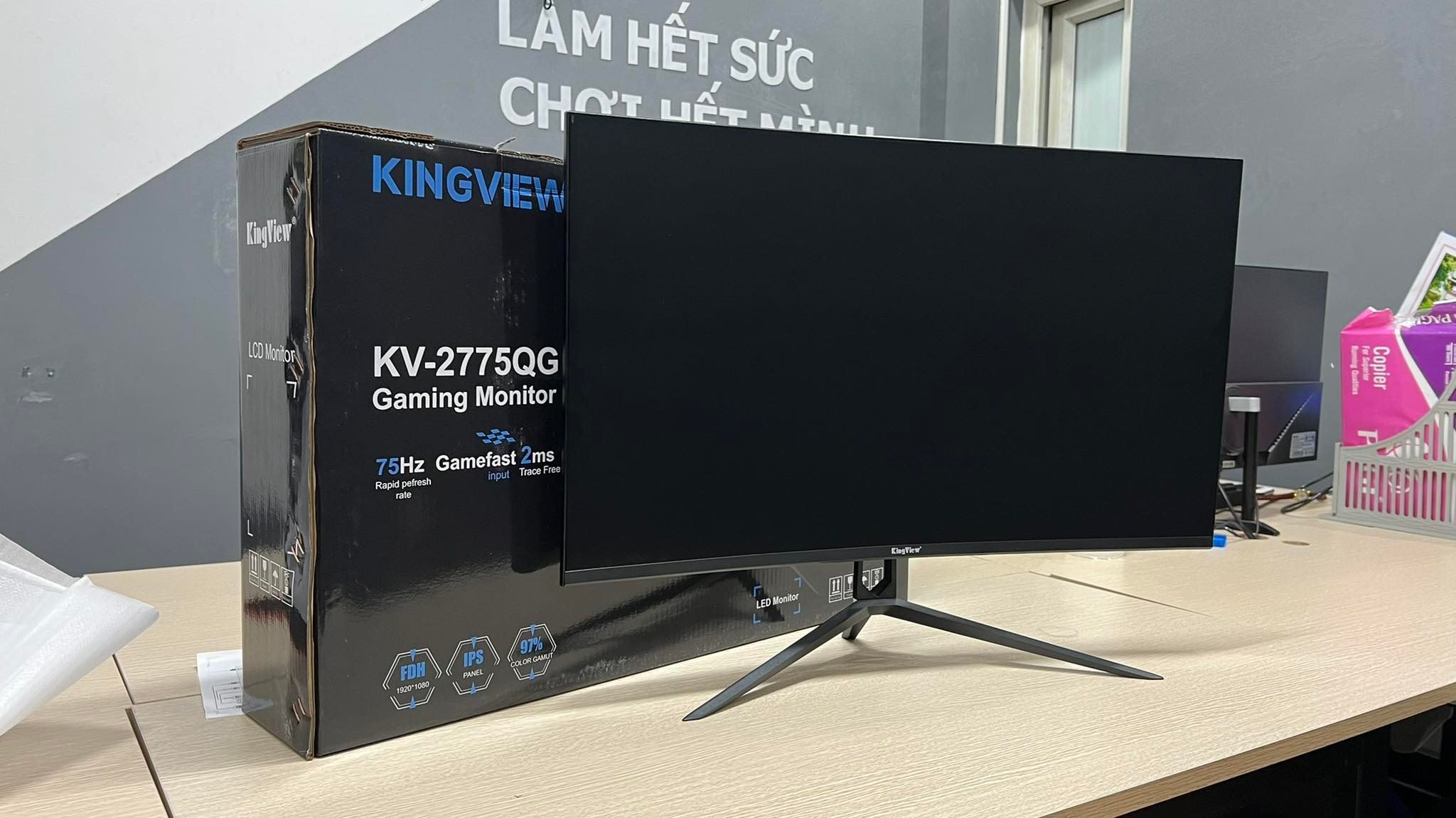 Màn Hình Kingview Kv 2722h 27 Inch Fhd Ips 75hz Bảo Nam Computer 8050